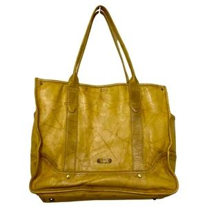 🌺 Frye Campus Leather Handbag Large Color Banana